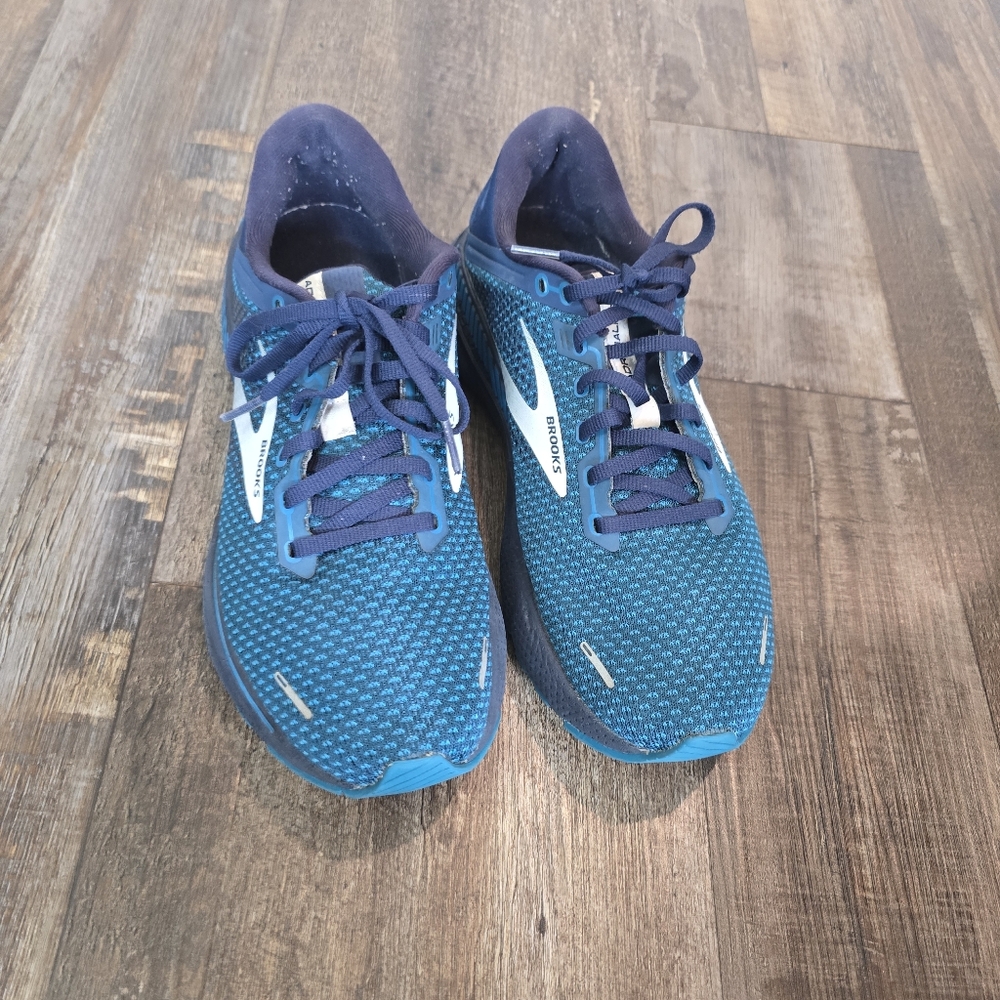 Brooks Adrenaline GTS 22 Titan Teal Gray Athletic  Running Shoes Men  8.5 M D - Picture 7 of 14